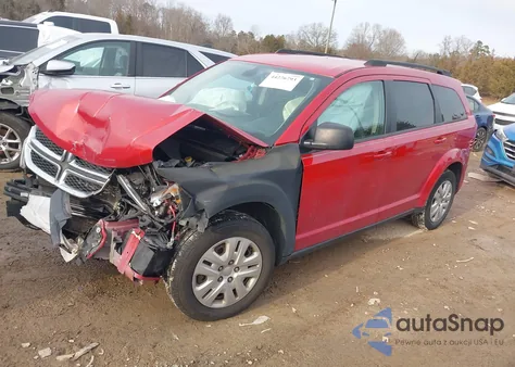 2018 Dodge Journey Se z USA, uszkodzony, nr VIN 3C4PDCAB4JT385507